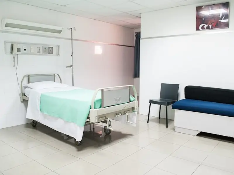 Clean treatment room in a Hamilton clinic