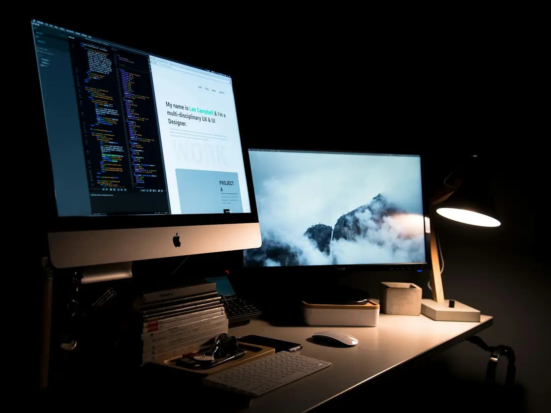 Custom website design and development workstation